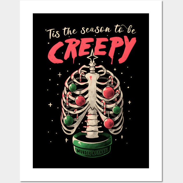 Creepy Christmas Wall Art by HandNull